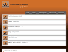 Tablet Screenshot of pathansgroup.com